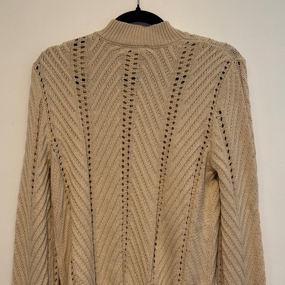 Cream Open-Knit Sweater - Picture 7 of 8